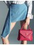 Brazilya Floter Deri Kadın Fuşya El Çantası 4