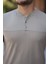Erkek Hakim Yakalı Kısa Kollu Pamuklu T-Shirt 3