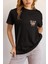 Zuno Kadın Comfort Fit W College Baskılı T-Shirt 1