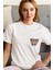 Zuno Kadın Comfort Fit W College Baskılı T-Shirt 1