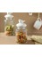 Home Karina Cam Saklama Kavanoz 970 ml Beyaz 1
