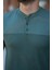Erkek Hakim Yakalı Kısa Kollu Pamuklu T-Shirt 3