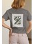 Zuno Kadın Comfort Fit Stay Wild Face Baskılı T-Shirt 1