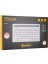 KB-BT82 Q Kablosuz Beyaz/gümüş Mac/win/android/ios Uyumlu Bluetooth Ultra Ince 3