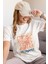 Zuno Kadın Comfort Fit St Tropez Baskılı T-Shirt 1