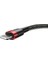 Cafule 1.5 A Lightning 2 Metre Şarj Kablosu CALKLF-C19 - Siyah 2