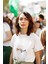 Zuno Kadın Comfort Fit Selflove Baskılı T-Shirt 1