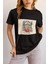 Zuno Kadın Comfort Fit Royal Palace Baskılı T-Shirt 1