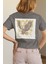Zuno Kadın Comfort Fit Rockeroll Baskılı T-Shirt 1