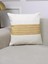 Home Ella Krem ve Hardal Çizgili 43X43 Kare Kırlent Kılıfı 43 x 43 3