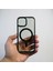 Iphone 15 Uyumlu Kılıf Magsafe ve Şeffaf Lens Koruyuculu 4