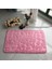 E-Ticaret Memory Kaydırmaz Banyo Paspası,kabartma Desenli Banyo Matı (Pembe) 3