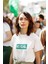 Zuno Kadın Comfort Fit No Fear Baskılı T-Shirt 1