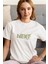 Zuno Kadın Comfort Fit Next Level Baskılı T-Shirt 1