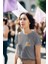 Zuno Kadın Comfort Fit Newyork Grafıtı Baskılı T-Shirt 1