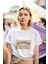 Zuno Kadın Comfort Fit Mıchıgan Baskılı T-Shirt 1