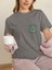 Zuno Kadın Comfort Fit Lısbon Baskılı T-Shirt 1