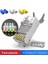 Plus Q-J710M Cat7 Metal Konnektör RJ45 Cat7 Jack + Ayraç 10LUK Paket 2