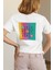 Zuno Kadın Comfort Fit Good Vibes Forever Baskılı T-Shirt 1