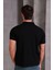 Erkek Slim Fit Pamuklu Yumuşak Doku Nefes Alan Kumaş Yakalı Tişört 4