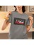 Zuno Kadın Comfort Fit Fake Or Real Baskılı T-Shirt 1