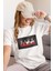 Zuno Kadın Comfort Fit Fake Or Real Baskılı T-Shirt 1