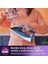 DST7020/20 Azur Buharlı Ütü, 2800W, 50/dk Sürekli Buhar, 250 G Şok Buhar, Dikey Buhar, Steamglide Plus Tabanlı 3