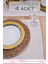 4 Adet %100 Ham Keten Peçete 30X30CM, Amerikan Sunum Peçetesi, Organik Keten 3