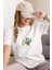 Zuno Kadın Comfort Fit Cool Dog Baskılı T-Shirt 1