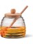 Bambu Kapaklı Cam Bal Kavanozu – 420ML | Kaşıklı & Şık Sunum Kavanozu | Doğal Ahşap Kapaklı Cam Bal Saklama Kabı 2