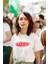 Zuno Kadın Comfort Fit Euddes Baskılı T-Shirt 1