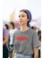 Zuno Kadın Comfort Fit Euddes Baskılı T-Shirt 1