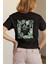 Zuno Kadın Comfort Fit Beach Baskılı T-Shirt 1