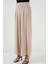 Geniş Paça Pileli Pantolon 6718 - Krem 4