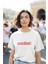 Zuno Kadın Comfort Fit Awesome Pretly Baskılı T-Shirt 1