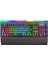 KB-R97 X-Tracer Siyah USB Rgb Aydınlatmalı Blue Switch Tam Türkçe Bilek Destekli Gaming Oyuncu Mekanik Klavye 1