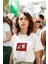 Zuno Kadın Comfort Fit Awesome Bear Baskılı T-Shirt 1