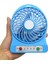 Mavi 3 Kademeli Taşınabilir Masaüstü USB Mini Vantilatör Fan 1