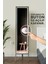 LED Işıklı Boy Aynası Lazer Kumlamalı 145X35 cm 3