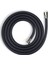 Black Paslanmaz Kopmaz Patlamaz Pvc Duş Hortumu - Yüksek Lüx Duş Spirali - Tüm Duş Setleri/duş Başlıkları ile Uyumlu (G1/2) - 150CM Siyah 1