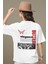 Zuno Kadın Comfort Fit Butterfly Baskılı T-Shirt 1
