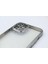 Iphone 12 Pro Uyumlu Kenarları Renkli Lazer Kamera Lens Korumalı Lüks Silikon Kılıf (Silver) 2