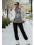 Zuno Kadın Comfort Fit Kingpin Baskılı T-Shirt 1