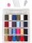 Store Dikiş Nakış Kiti, 24 Adet Dikiş Ipi Seti, 5 Adet Dikiş Iğnesi, Ip Geçirici, Yüksük, Iplik Seti (Set-1) 1