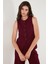 Regular Fit Bisiklet Yaka Kolsuz Düğmeli Basic Bluz Yelek Bayan Yelek 65200004 5