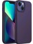 Apple Iphone 14 Plus Uyumlu Özel Ipeksi Dokunuş Hissi Veren Içi Yumuşak Kadife Lansman Silikon Kılıf Kapak (Derin Mor) 1