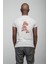 Zuno Erkek Slimfit Eyes And Flowers Baskılı T-Shirt 1