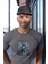 Zuno Erkek Slimfit Tapınak Şövalye Baskılı T-Shirt 1