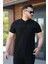 Erkek Hakim Yakalı Kısa Kollu Pamuklu T-Shirt 1