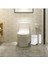 Beyaz 5 Litre 2&apos;li Banyo Seti Pedallı Çöp Kovası Wc Klozet Tuvalet Fırça Seti Banyo Çöp Kovası 3